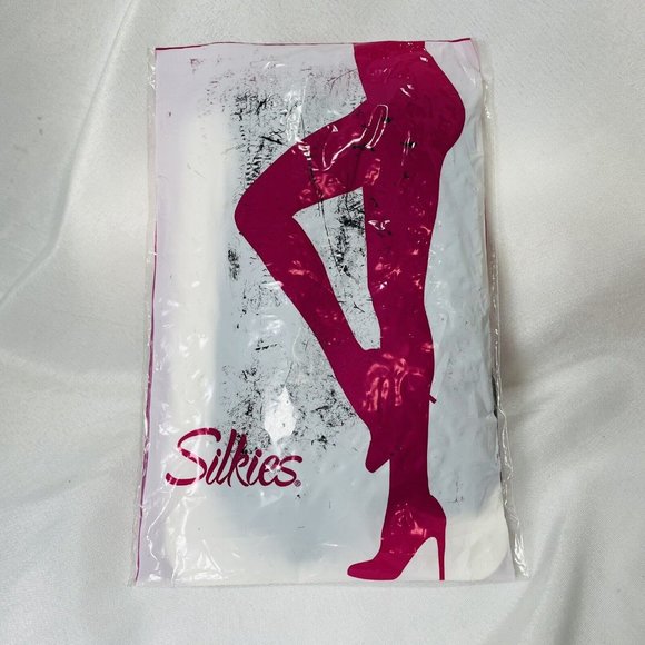 Silkies 2 Pack Trouser Socks Dark Brown Microfiber Queen Size 911423 Sculptz - Picture 1 of 6